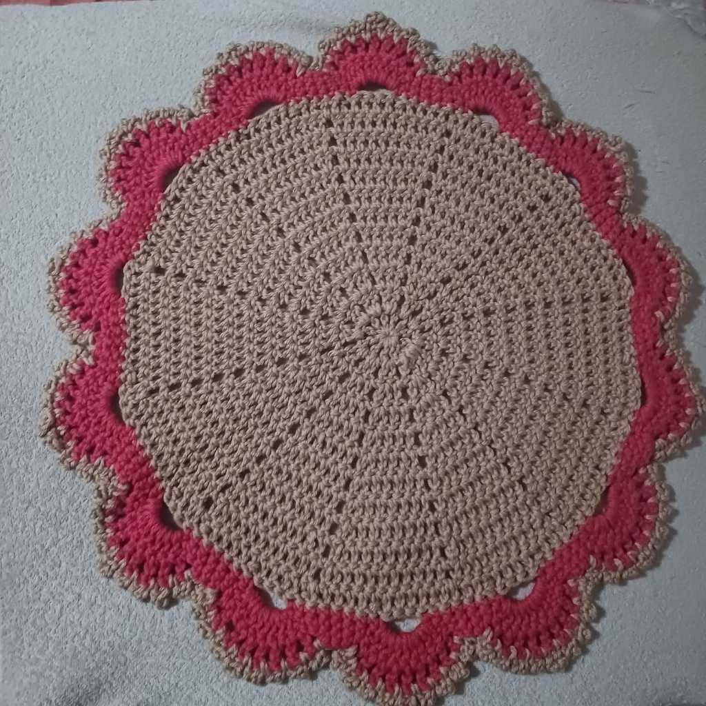 Sousplats em Crochê - Elegância e Funcionalidade, Versátil e Artesanal, centrinho de mesa