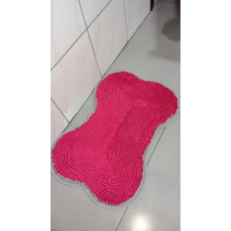 tapetes ossinho pet tapete de frufru decorativo com antiderrapante