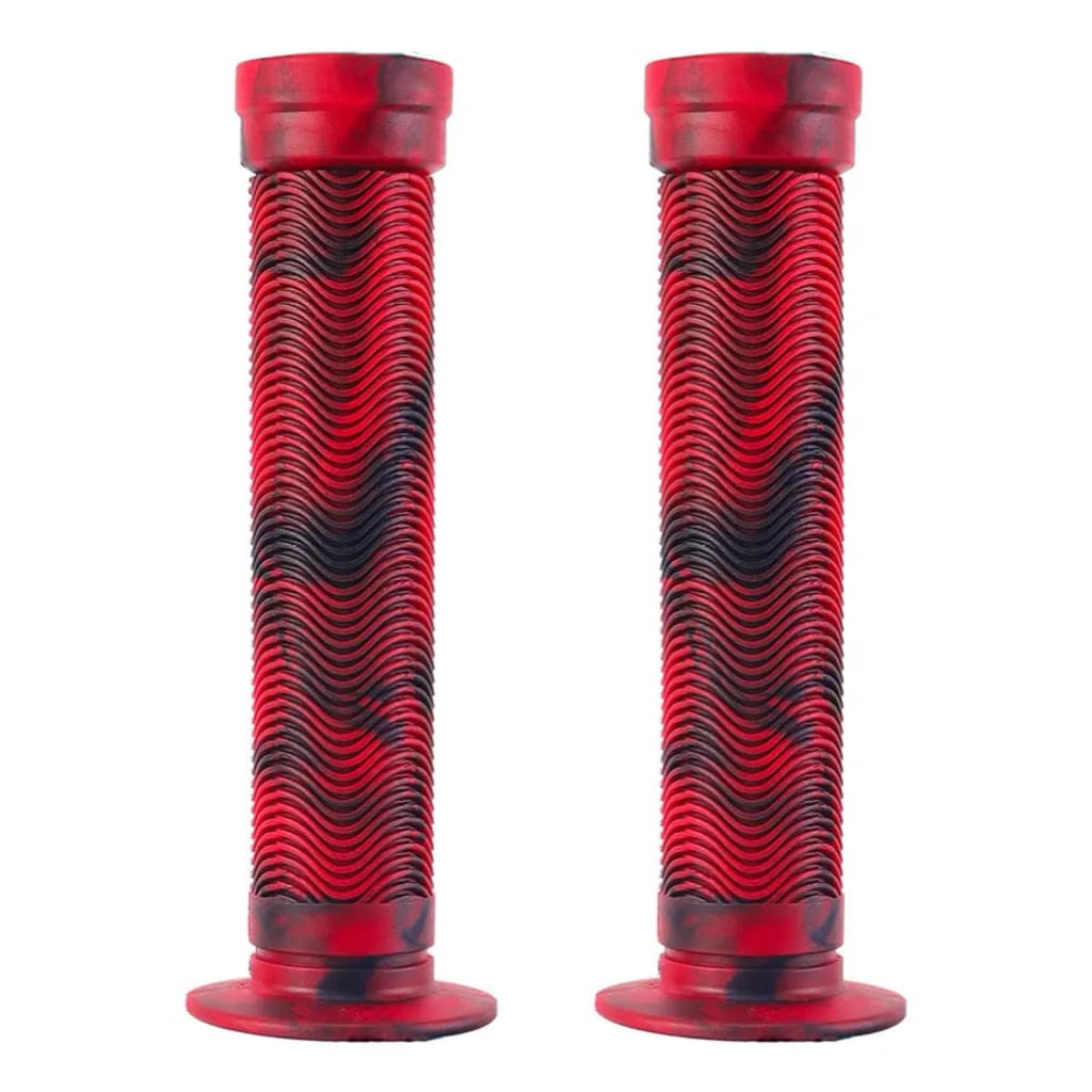 Manopla Luva BMX Wheeling GI-075H 150mm Tipo Gios Com Abas Vermelho