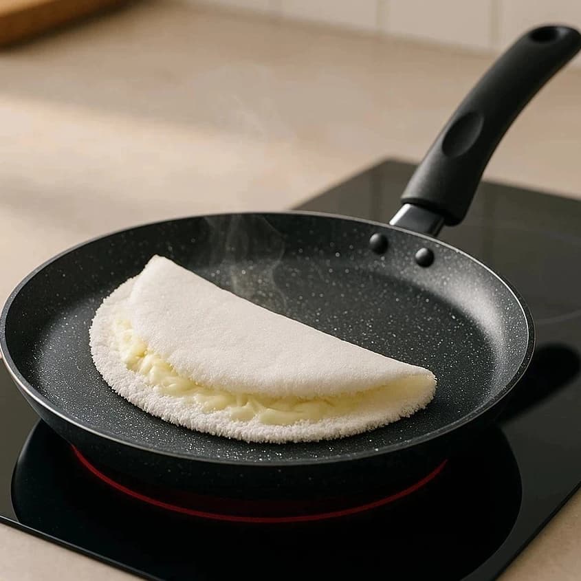 Frigideira  InduçãoTapioqueira Panquequeira Indução 26cm Antiaderente Frigideira Indução