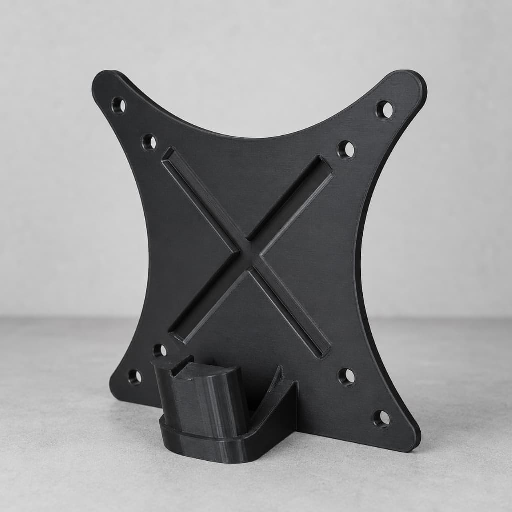 Adaptador VESA Samsung S24D332 S24D330 BX1931 SA300 SB300 75x75 e 100x100 para suporte articulado