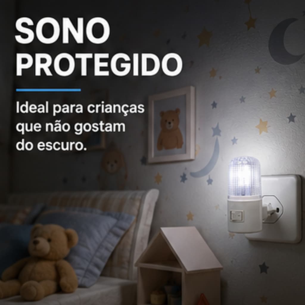 Luz Noturna Led Bivolt 127v 220v Iluminacao Suave