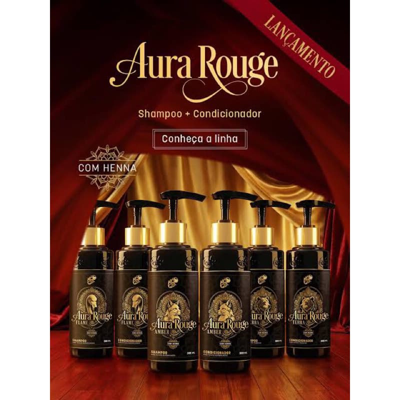 aura rouge kamaleao color manutenção de do cor