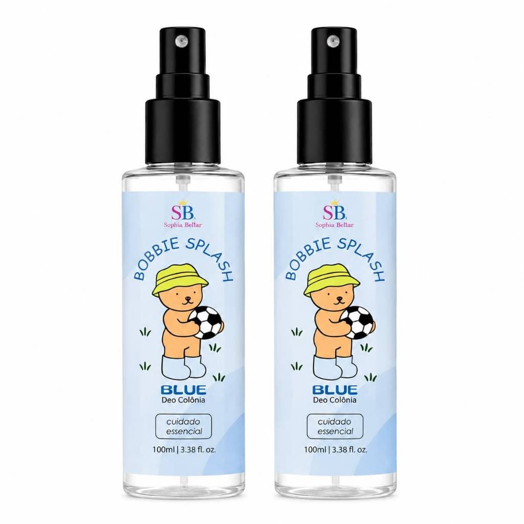 Body Splash Infantil Blue Sophia 100ml – Frescor e Diversão  Fragrância suave e segura Não mancha a roupa