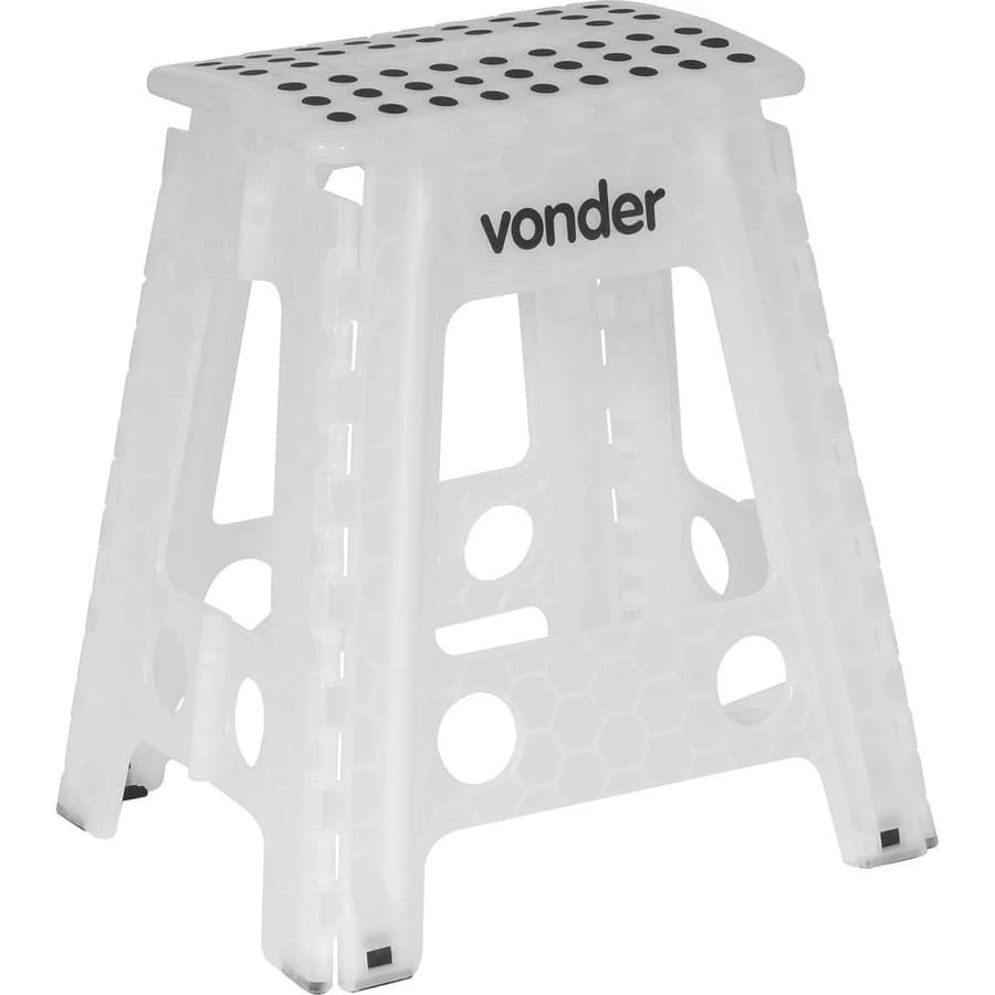 Banqueta Dobrável Vonder com Estrutura Antiderrapante 45cm