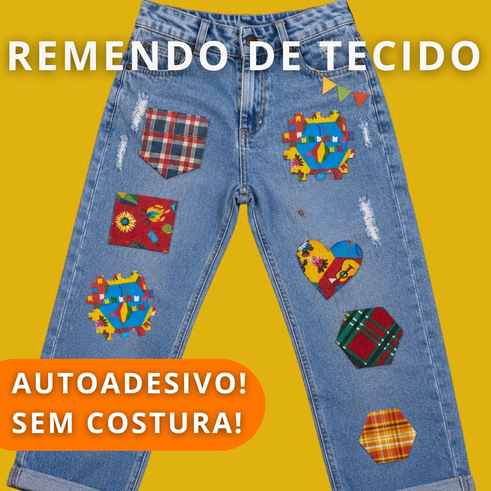 Remendo Adesivo Para Roupa Festa Junina Tecido