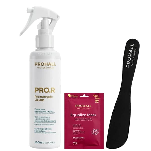 Fluído para reconstrução capilar PRO.R Prohall 200ml