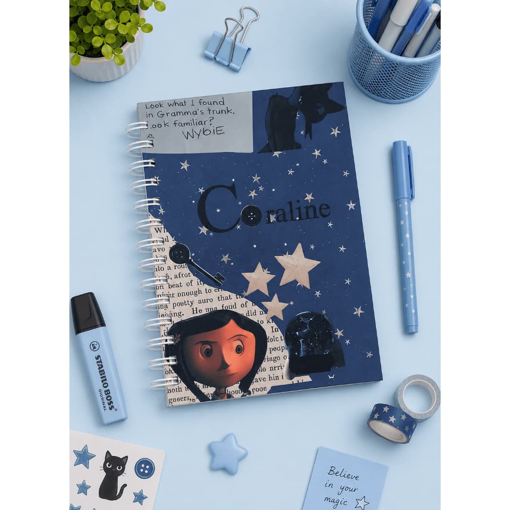 Caderno da Coraline A5