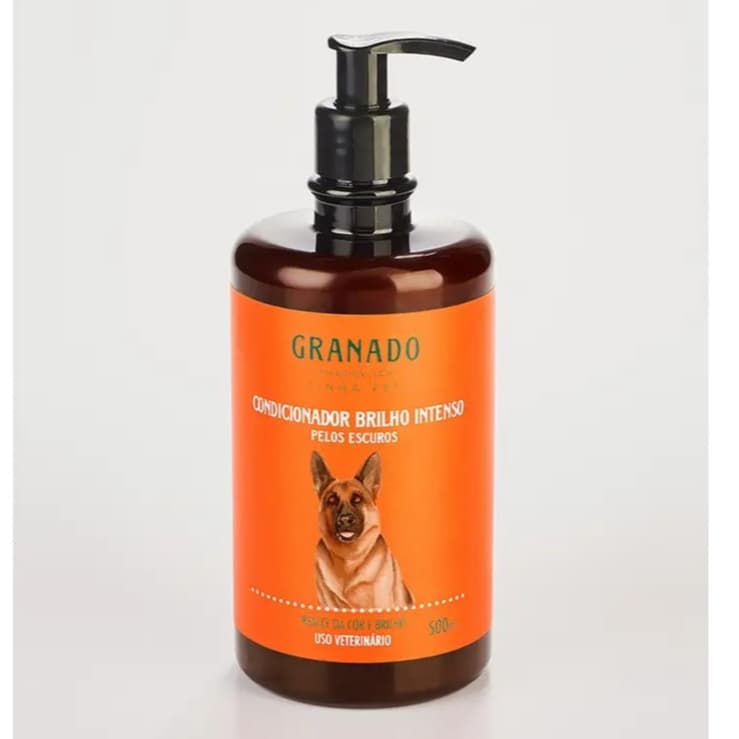 Condicionador Pet Granado Brilho Intenso Pelos Escuros 500ml