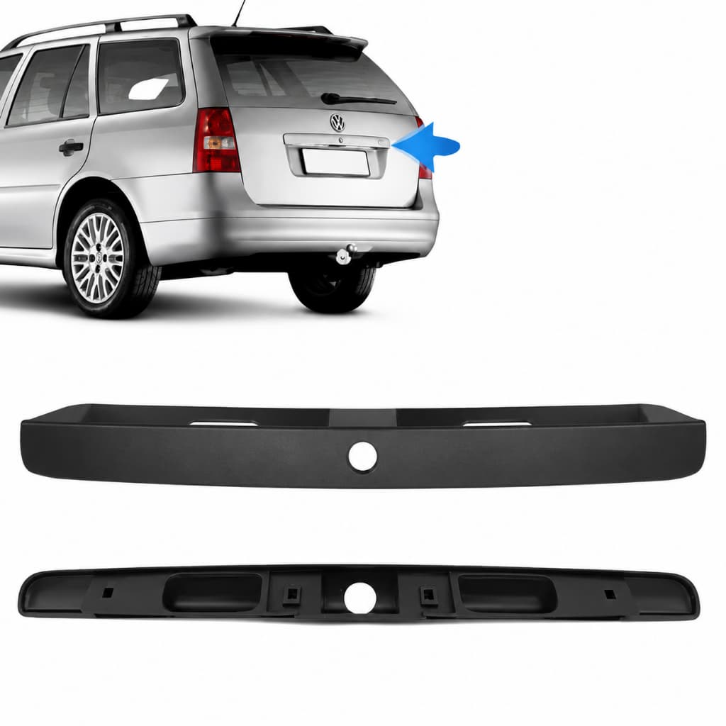 Friso Aplique da Tampa Traseira Parati G3 e G4 – Preto Fosco Original