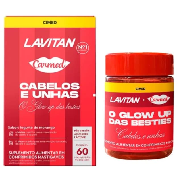 Lavitan Carmed O Glow Up Das Besties Cabelos e Unhas