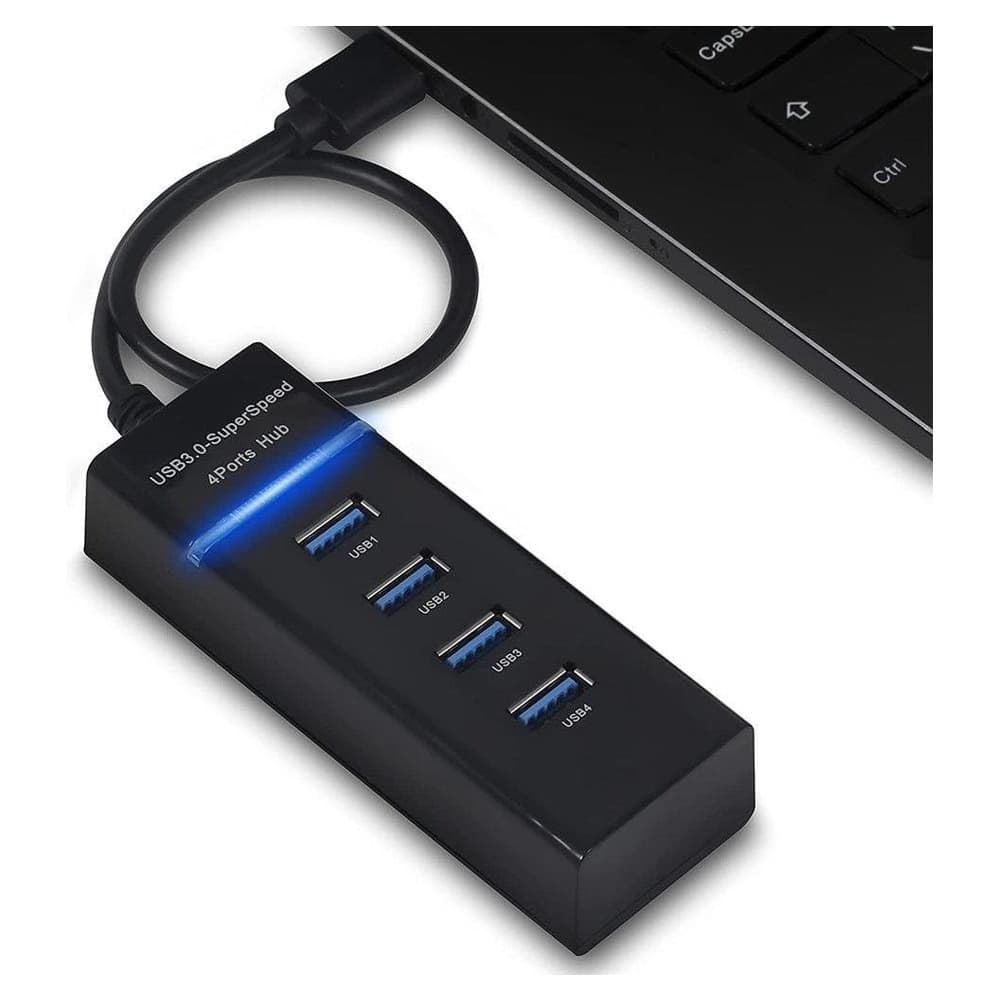 Extensão Hub Cabo USB 3.0 Adaptador 4 Portas USB Aoweixun