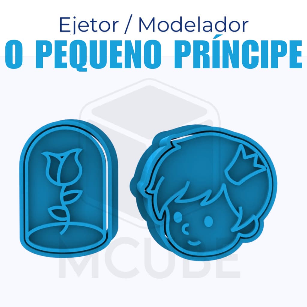 Kit com 2 Ejetores Modeladores para Docinhos e Brigadeiro - O Pequeno Príncipe