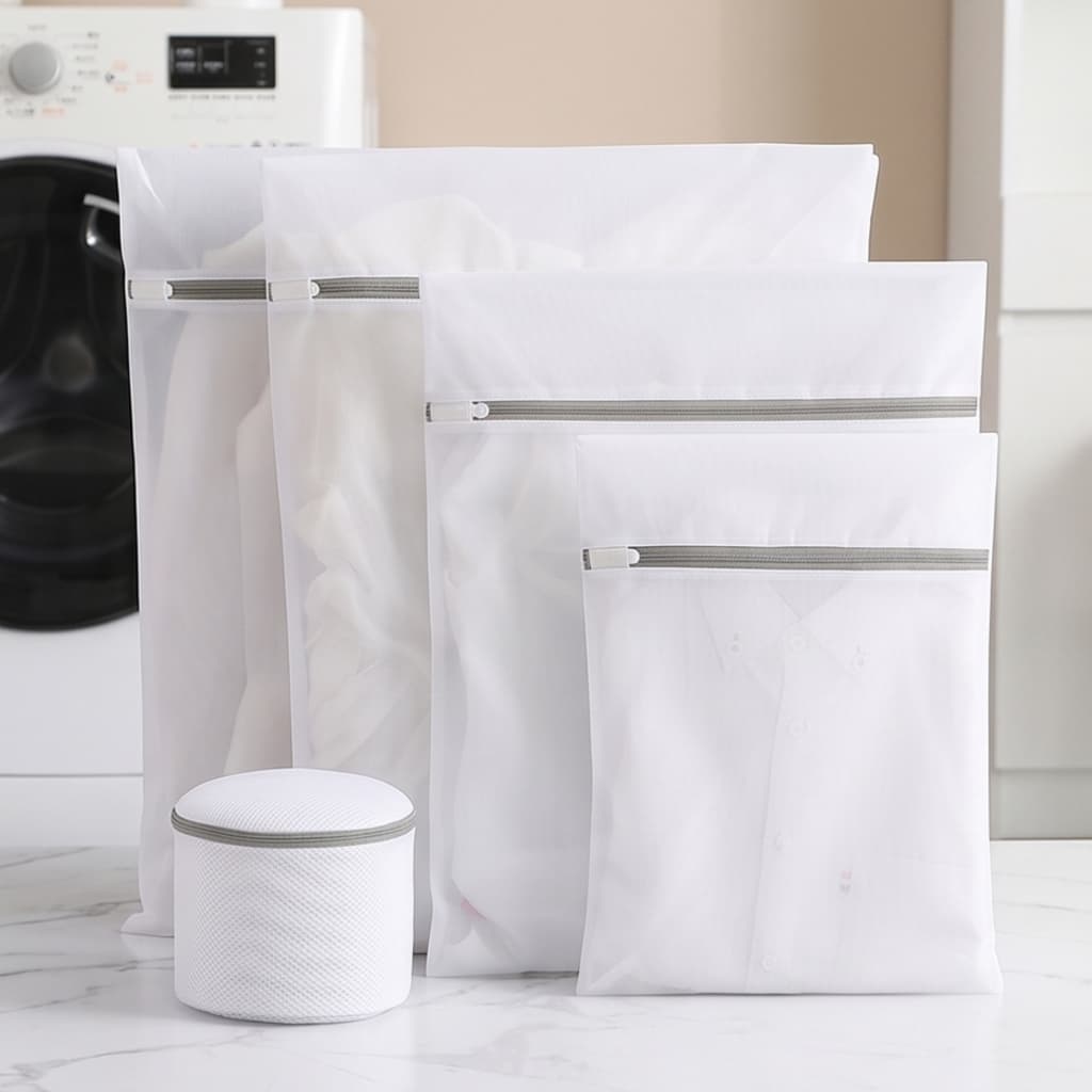 Kit 5 Sacos De Lavar Roupas Delicadas Na Máquina