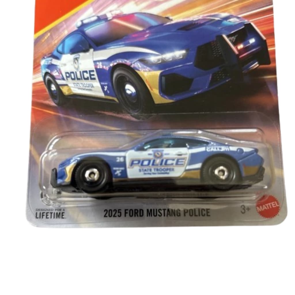 Matchbox 2025 Ford Mustang Police 100/125 JHM28 Mattel