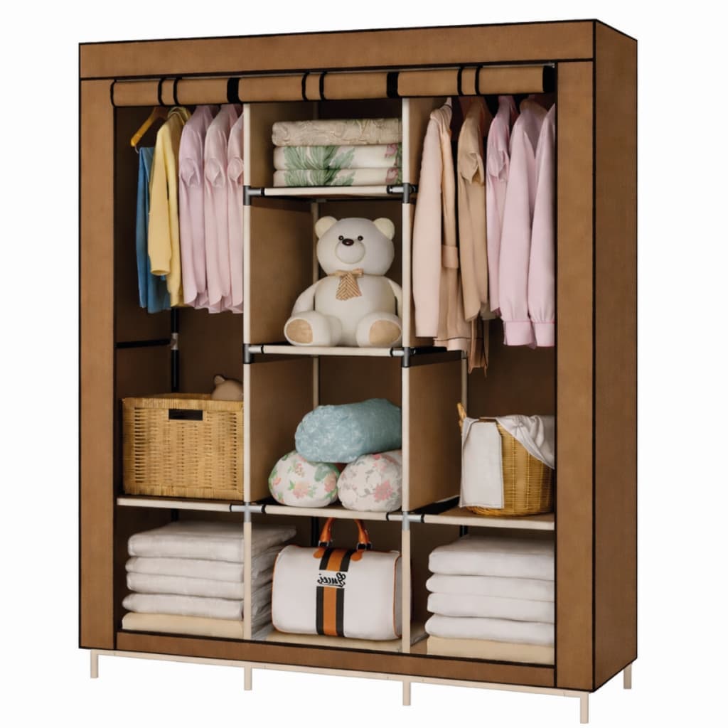 Guarda Roupa Dobrável Organizador De Roupa Armário Grande | CAFÉ