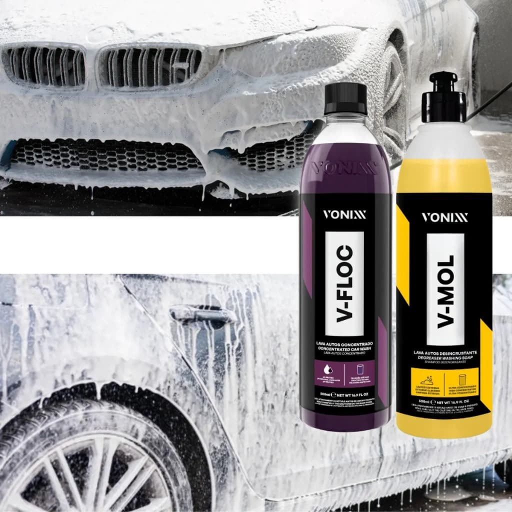 Shampoo Desengripante Automotivo V-Floc V-Mol Vonixx 500ml Biodegradável