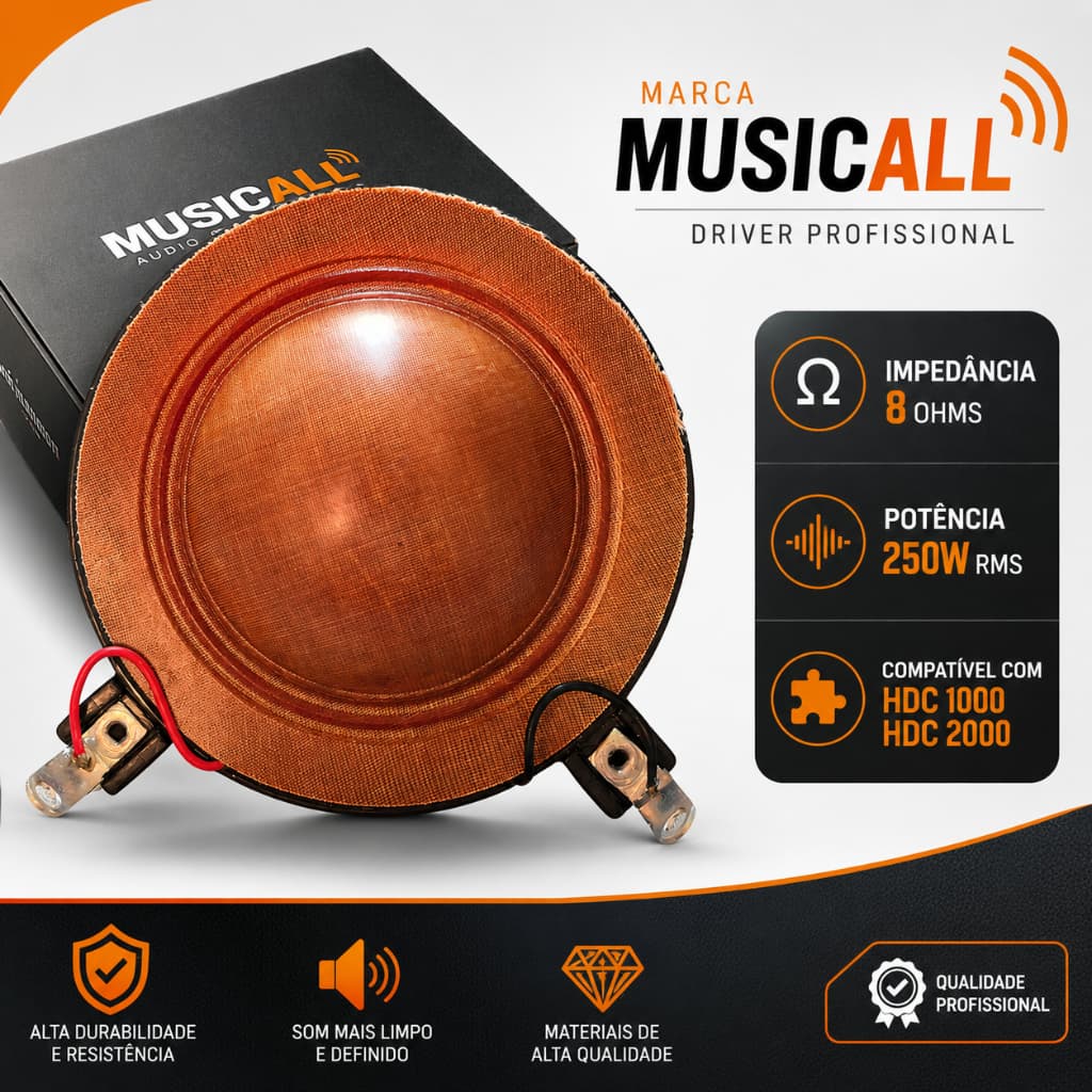 Reparo Musicall Para Driver Hdc 1000 Hdc 2000 250w Musicall Som Automotivo Som Profissional Som Residencial