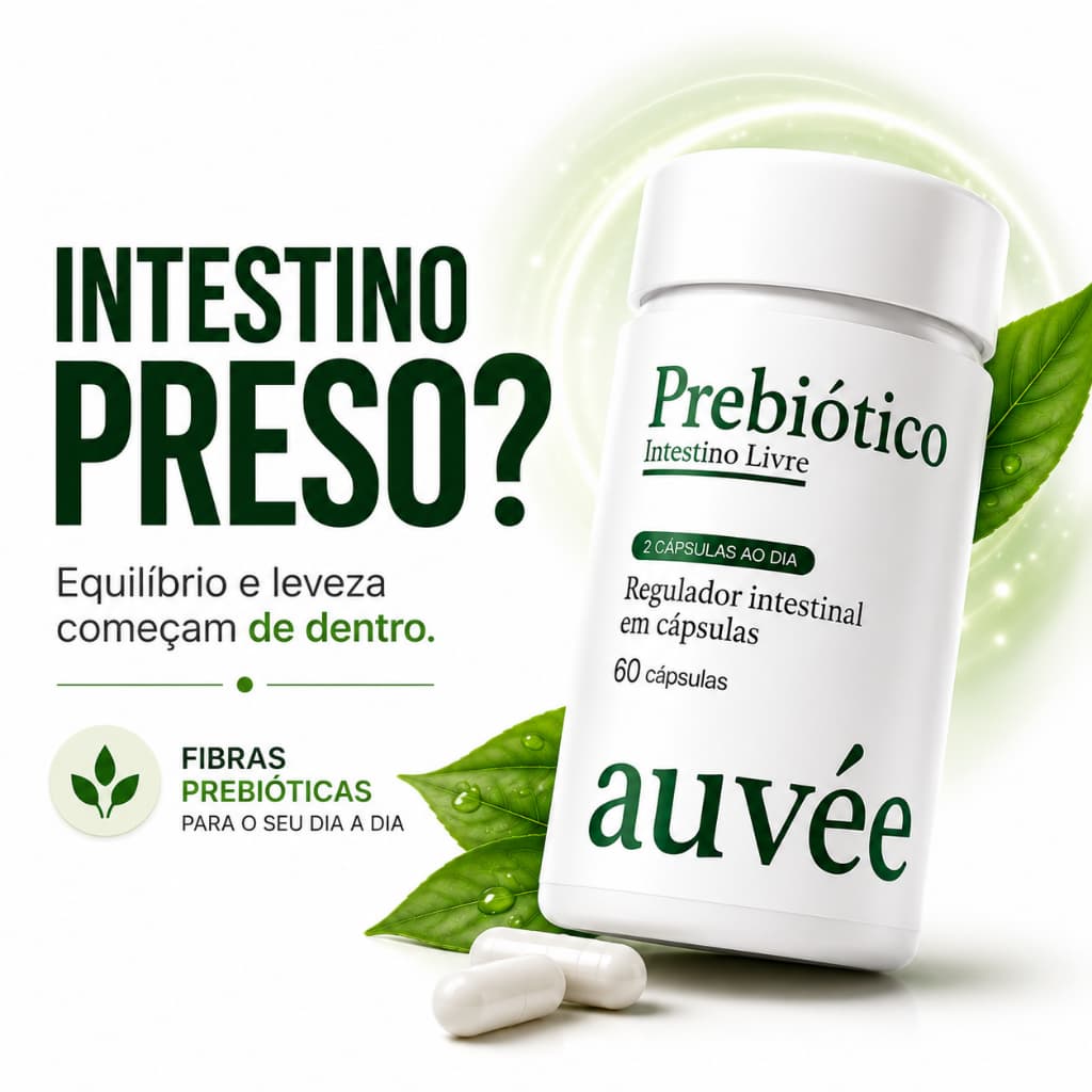 Prebiótico Em Cápsulas 60 Cápsulas | Fibras Prebióticas | Saúde Intestinal | Uso Diário