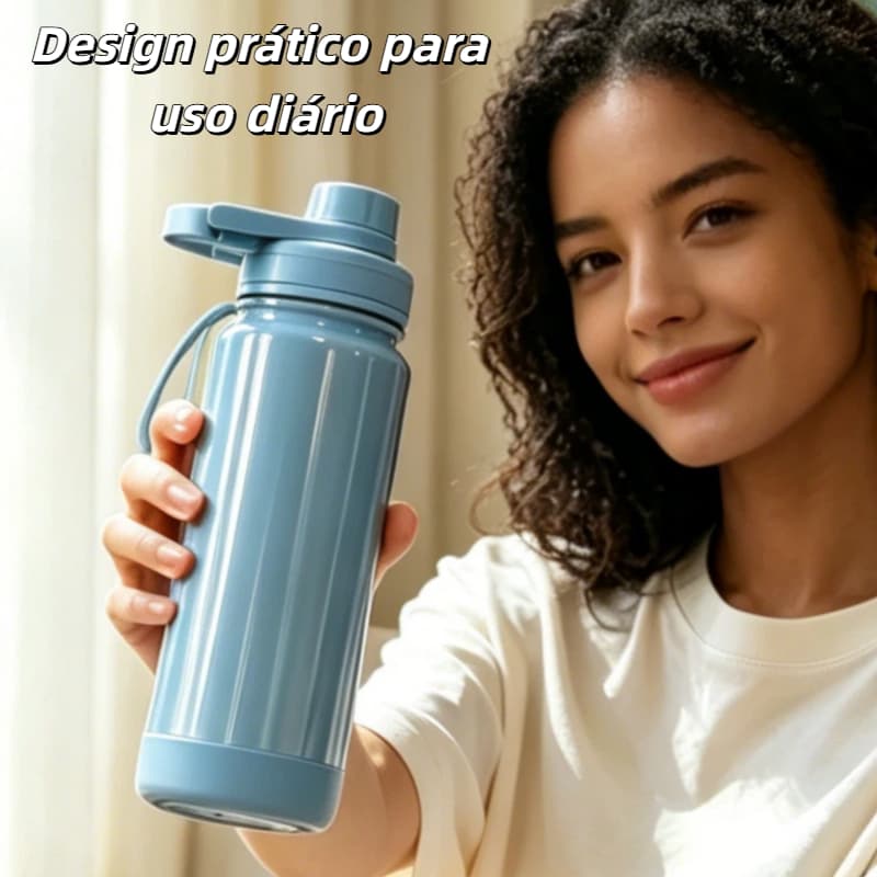 Garrafa térmica Garrafa de aço inoxidável Garrafa esportiva Luxo discreto Excelente isolamento térmico Design simples