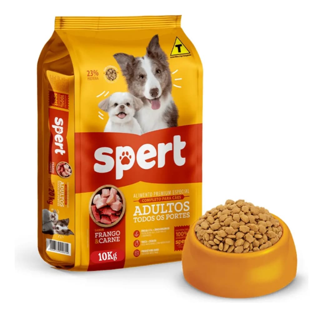 🐶 Ração Spert Cães Adultos Frango Arroz Beterraba 10kg