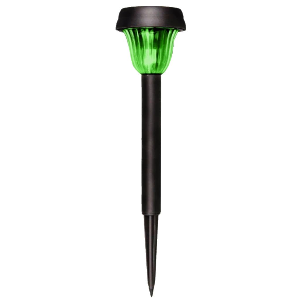 Luminárias Solar Jardim Led Verde Amarela Branca Colorida Azul Vermelha Balizador Poste Automática