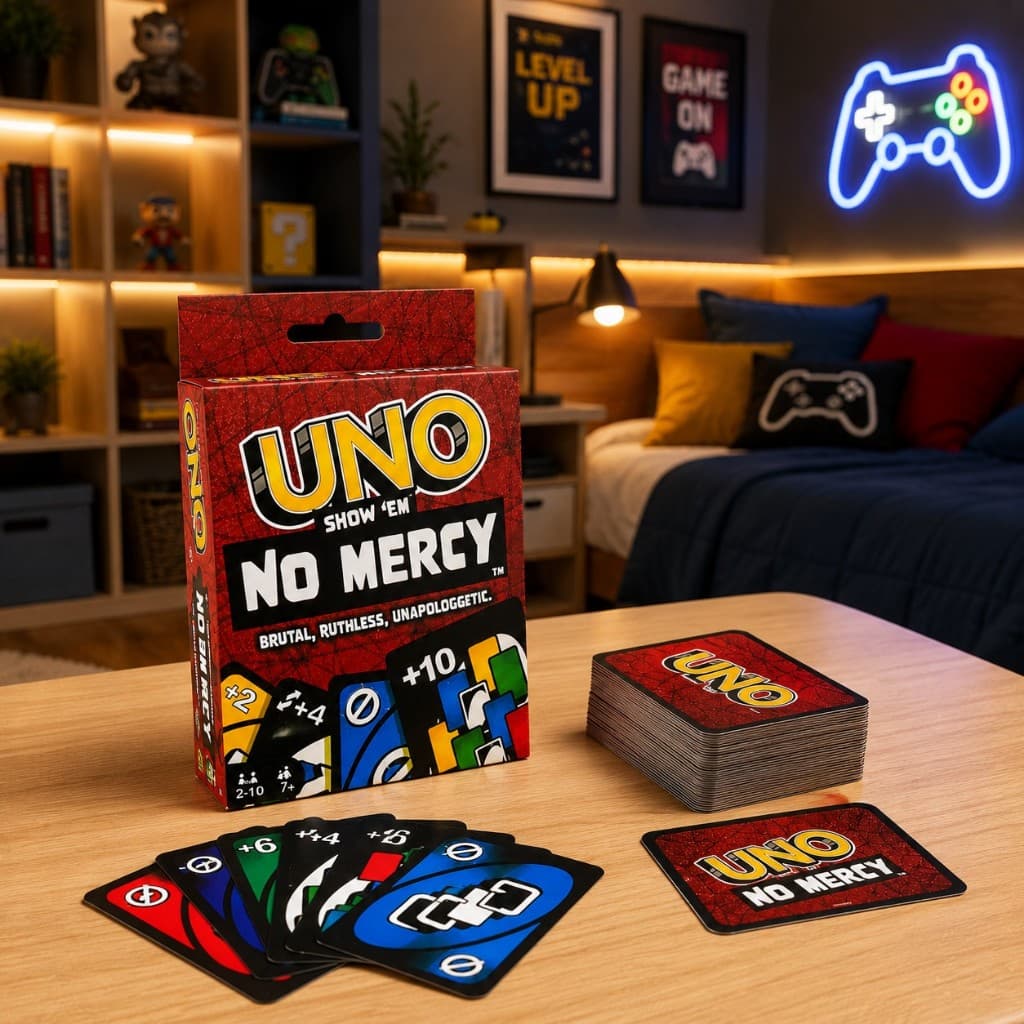 UNO Show Em No Mercy Jogo de Cartas Edição Especial Regras Intensas