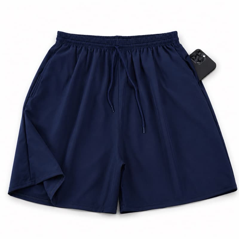 Bermuda Masculina Mauricinho Azul Marinho Casual Confortável