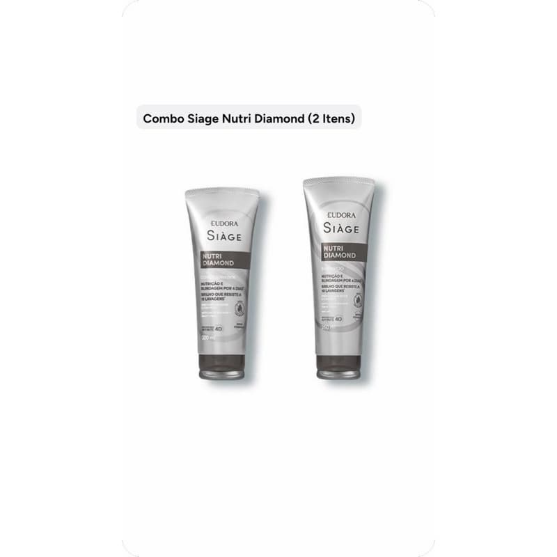 Combo Siage Nutri Diamond 2 (2 Itens)