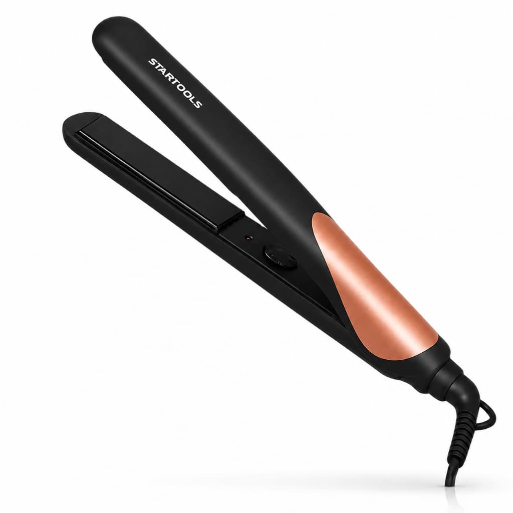 Chapinha Prancha de Cabelo Profissional Compacta Bivolt Alisadora Rosa 50w