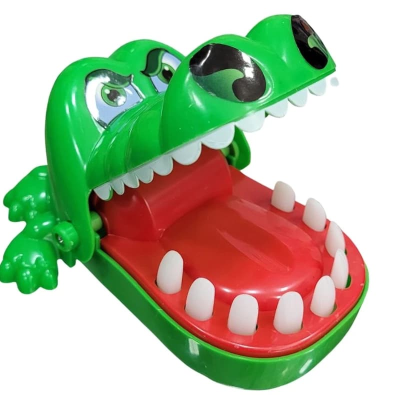 Brinquedo Crocodilo Engraçado Boca Jogo Dentista Mordida Dedo Jacaré Roleta Jogo Brinquedo Infantil