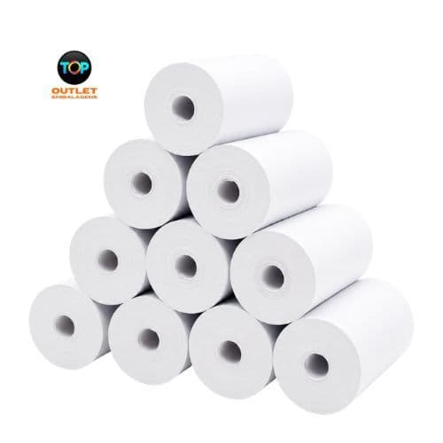 Bobina Térmica 80x30 Pdv Cupom Fiscal Cx 30 Unidades Branca