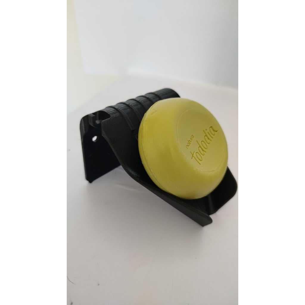 Saboneteira de Parede com Porta Bucha | Suporte para Sabonete e Esponja | Organizador para Banheiro e Cozinha
