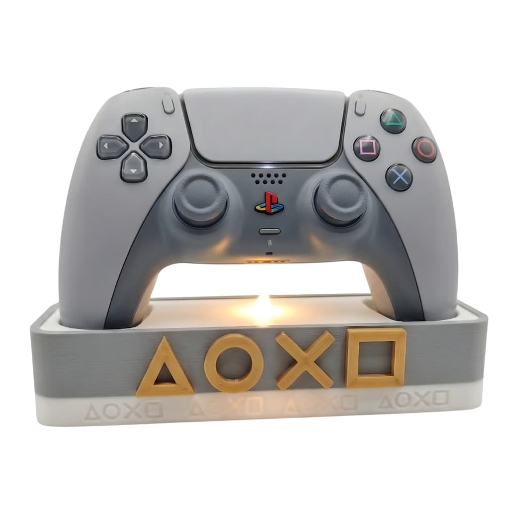 Suporte Para Controle Ps5 Dualsense Com Iluminação E Icones