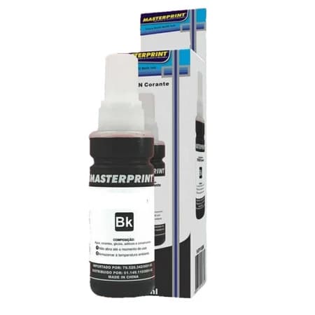 REFIL TINTA COMPATÍVEL EPSON MP64/73 100ML MASTERPRINT L110 L120 L220 L355 L365 L375 L380 L385 L395 L396 L495 L555 L575