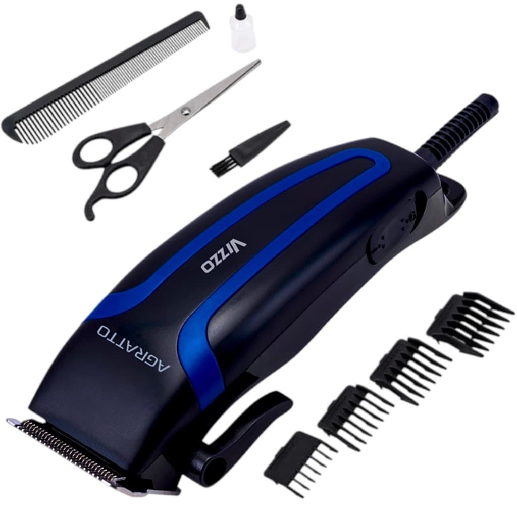maquina cortador Cabelos barbear Vizzo Cr01 127v 10w Preto Agratto