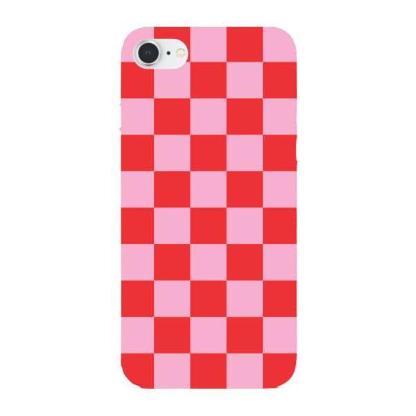 Capinha para iPhone SE 2022 Anti Impacto Fashion - QUADRICULADA COLOR MIX