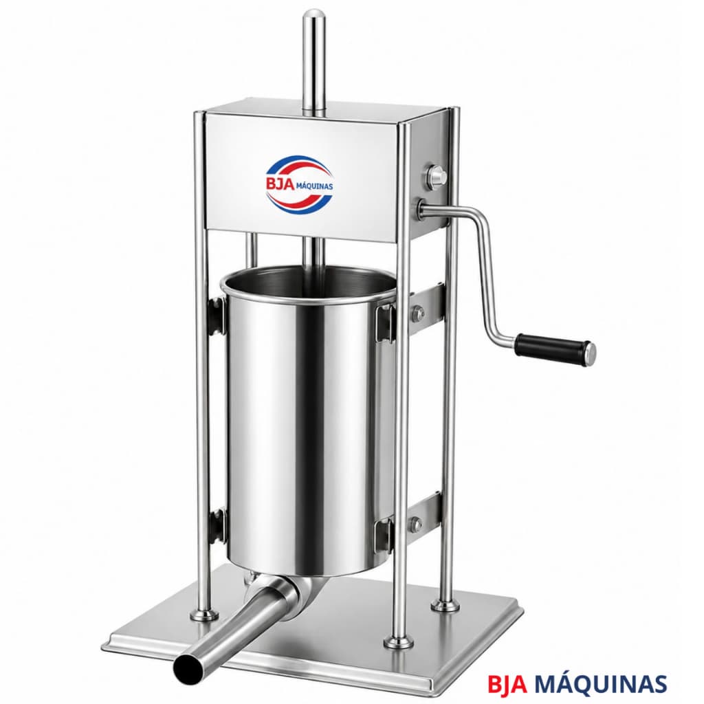 Ensacadeira Canhão Linguiça Manual Aço Inox 430 CAPACIDADE 15kg- Marca Bja
