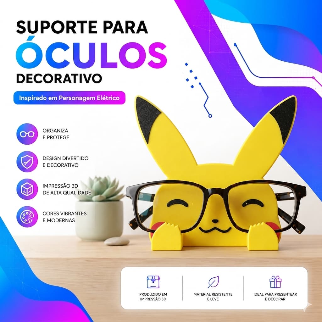 Suporte para óculos Personalizado I Organizador
