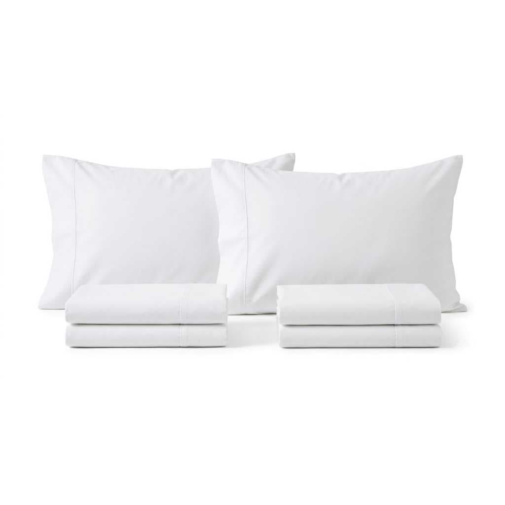 Kit c/ PAR de Fronhas para Travesseiro Bebê 30x40 100% Algodão BRANCA