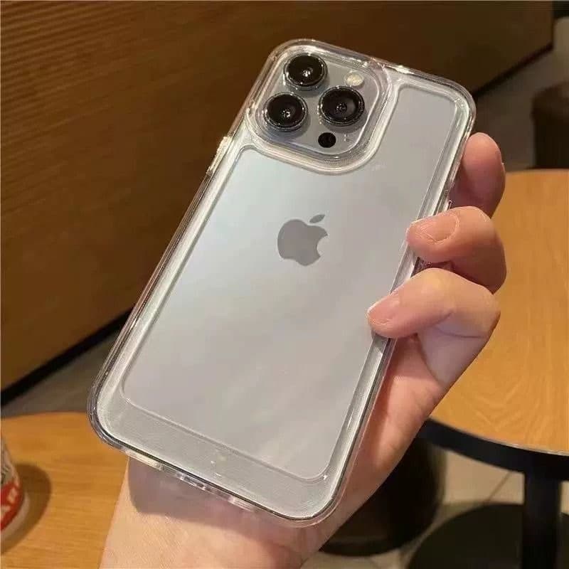 Capinha Transparente Anti Impacto TPU para iPhone 11 12 13 14 15 16 17 Pro Max