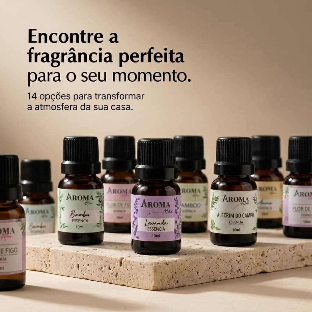 Essência Super Concentrada 10ml Umidificador Ambientes Sabonetes Diversos Aromas Velas Aromáticas