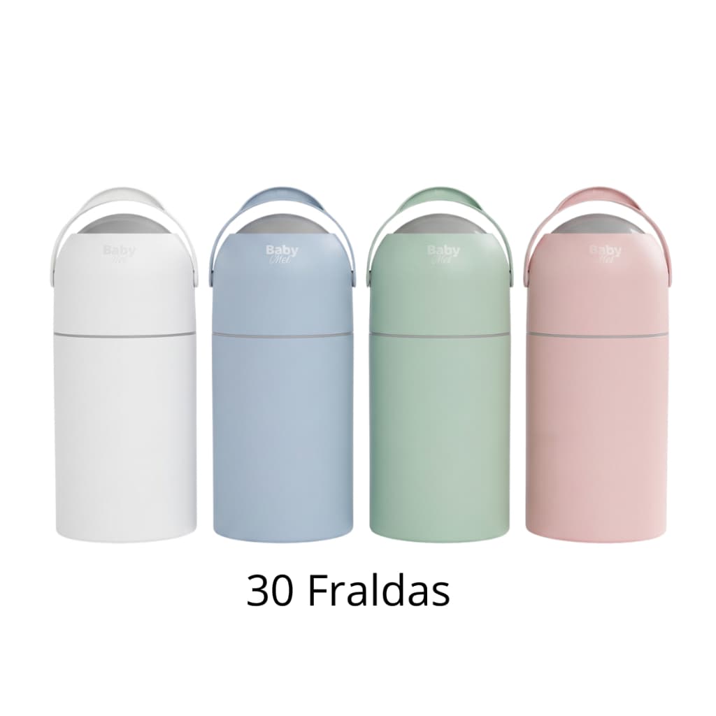 Lixo Mágico Lixeira Antiodor Grande Fralda Bebê Antibacteriano 15L 30 Fraldas