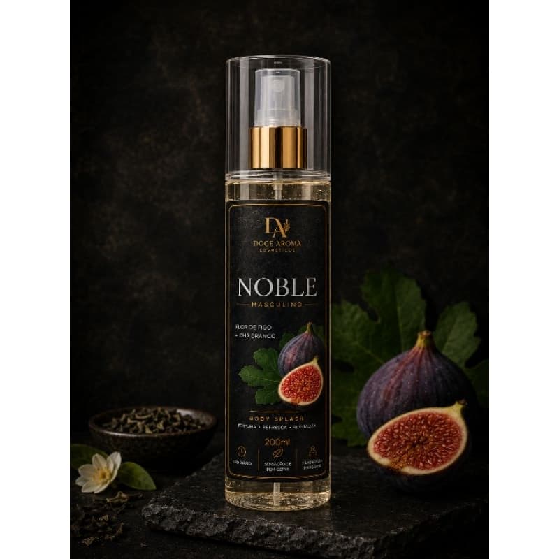 Body Splash Masculino Noble – Flor de Figo + Chá Branco | 200ml
