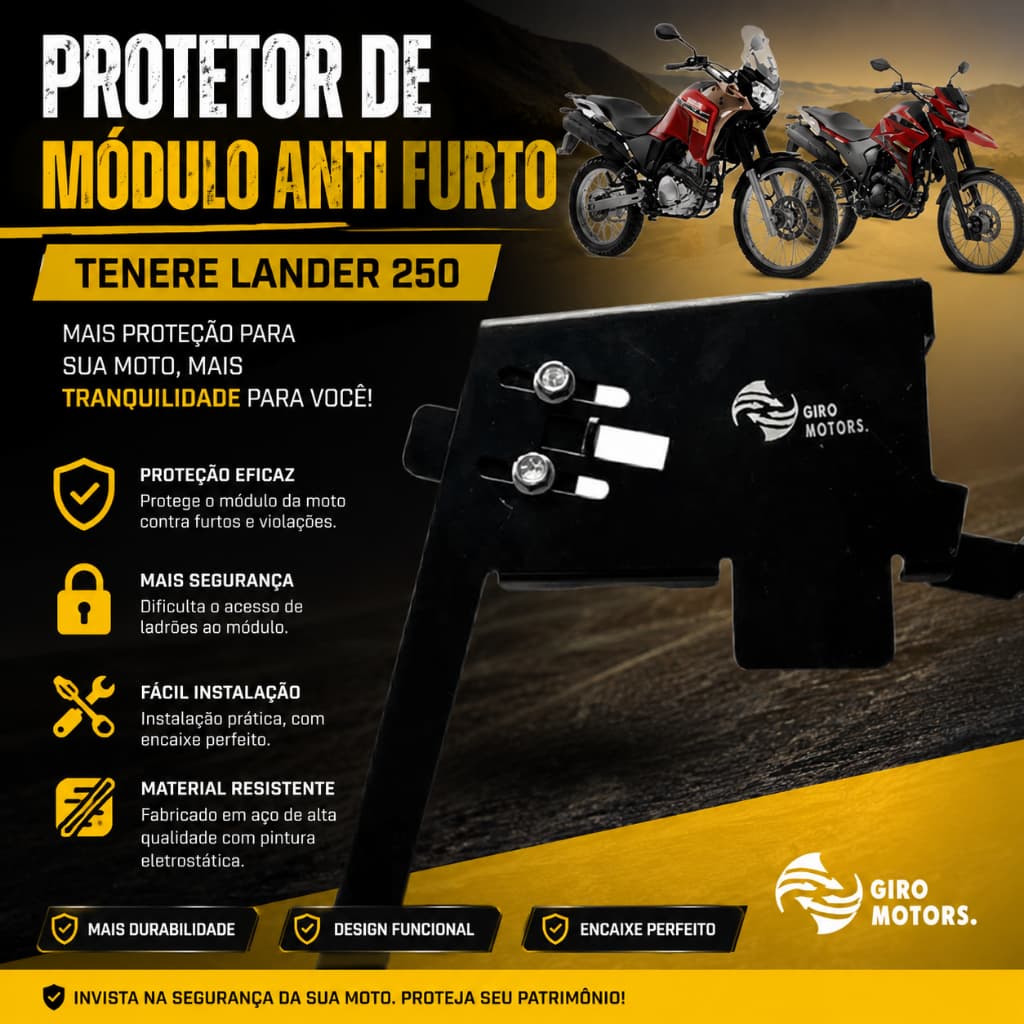 Protetor Modulo Anti Furto Tenere Lander 250