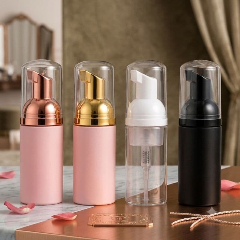 Pump Espumador para Rotina Facial e Limpeza Profissional de Cílios