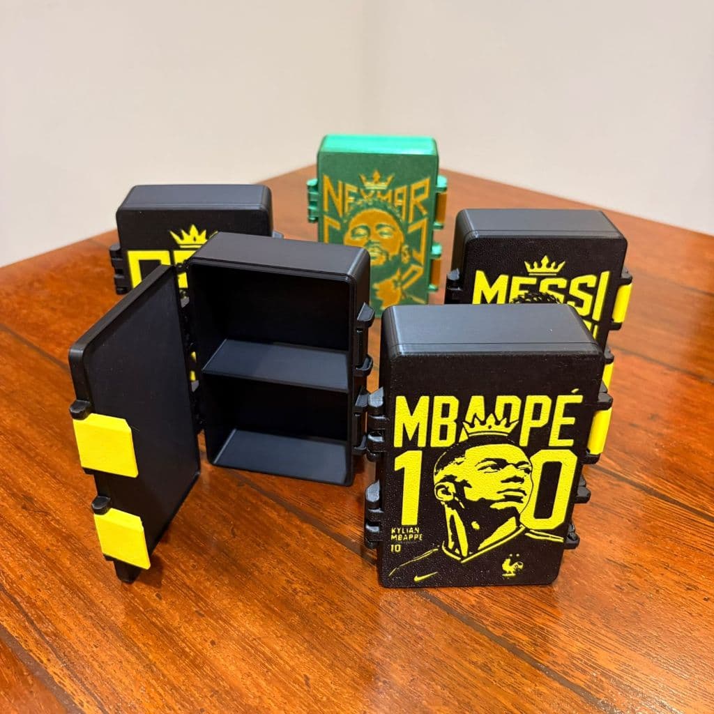 Porta Figurinha da Copa 2026 - Jogadores CR7/ Messi/ Neymar/ Mbappe/ Yamal