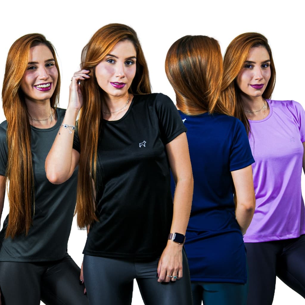 Kit 4 Camisetas Tapa Bumbum Blusa Sobre Legging Fitness