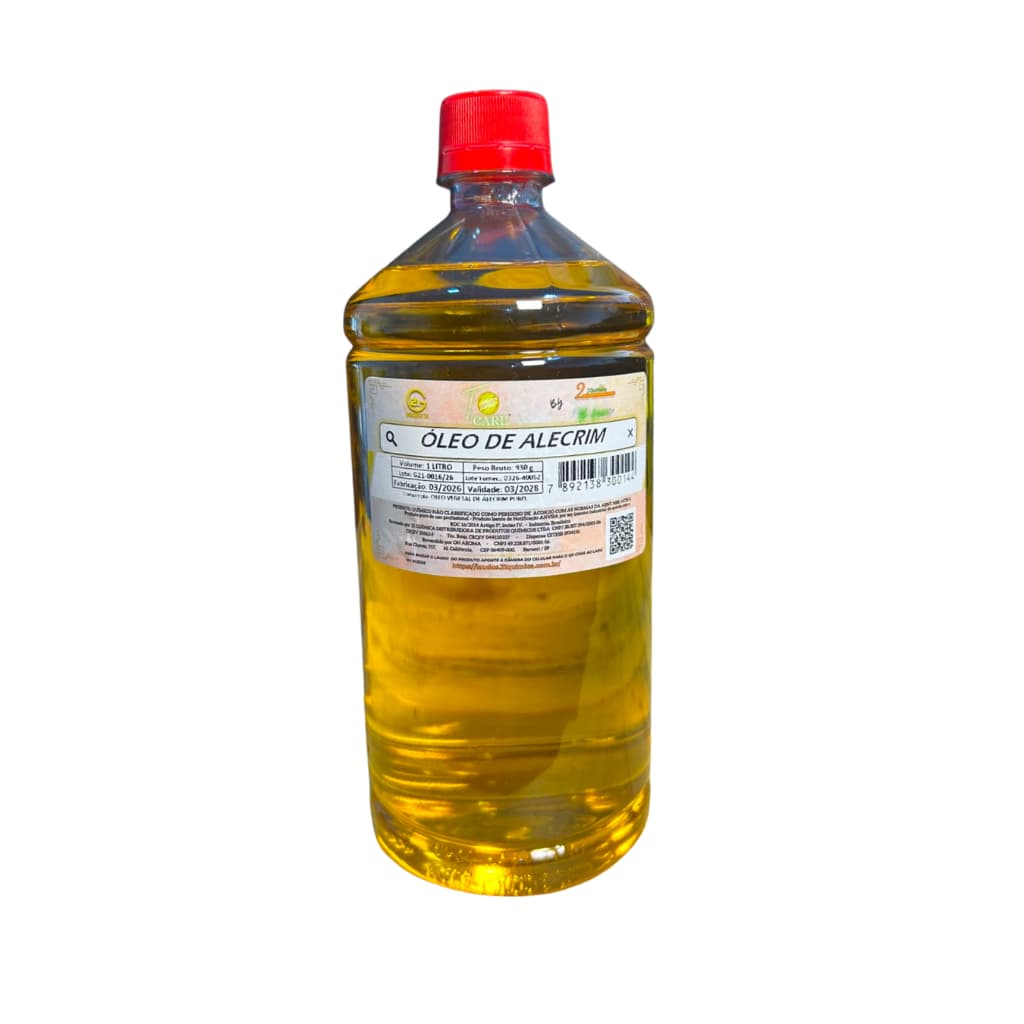 Óleo De Alecrim 1 Litro Crescimento E Antiqueda 100% Puro