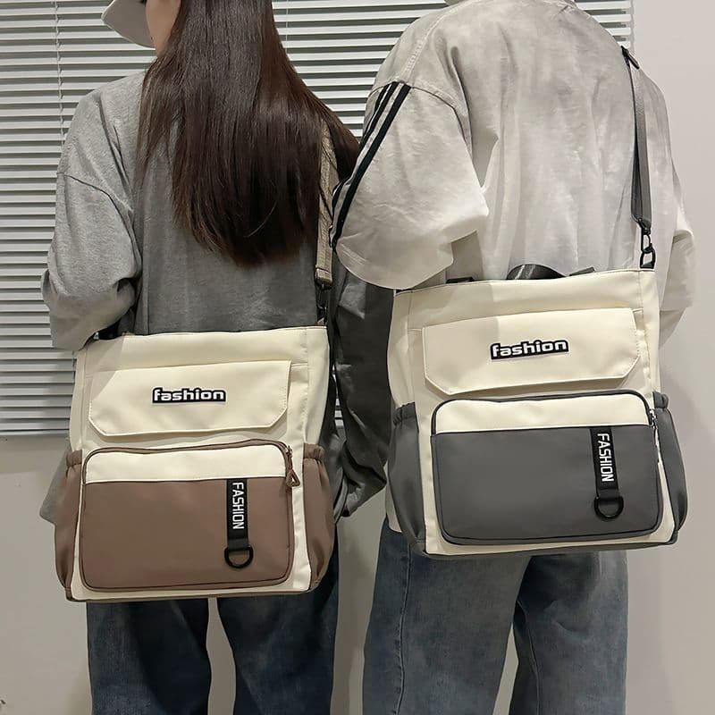 Bolsa Escolar Oxford Grande Capacidade Unissex para Faculdade Ensino Médio Viagem